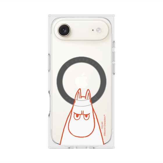 プレミアムスクエアケース with MagSafe［ MOOMIN - Angry face ］