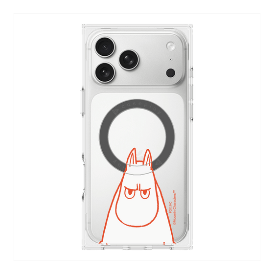 プレミアムスクエアケース with MagSafe［ MOOMIN - Angry face ］