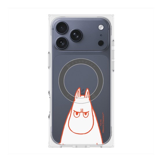 プレミアムスクエアケース with MagSafe［ MOOMIN - Angry face ］