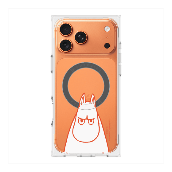 プレミアムスクエアケース with MagSafe［ MOOMIN - Angry face ］