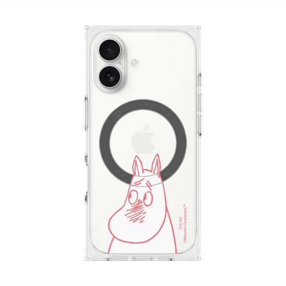 プレミアムスクエアケース with MagSafe［ MOOMIN - Blushing face ］