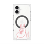 プレミアムスクエアケース with MagSafe［ MOOMIN - Blushing face ］