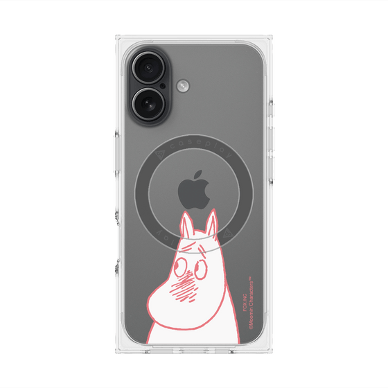 プレミアムスクエアケース with MagSafe［ MOOMIN - Blushing face ］