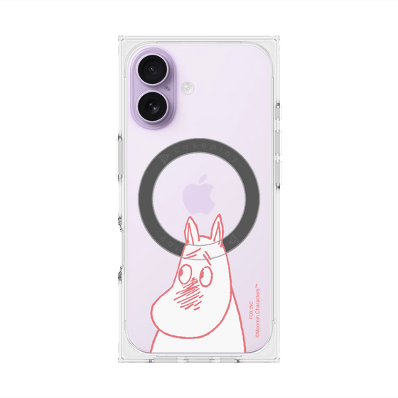 プレミアムスクエアケース with MagSafe［ MOOMIN - Blushing face ］