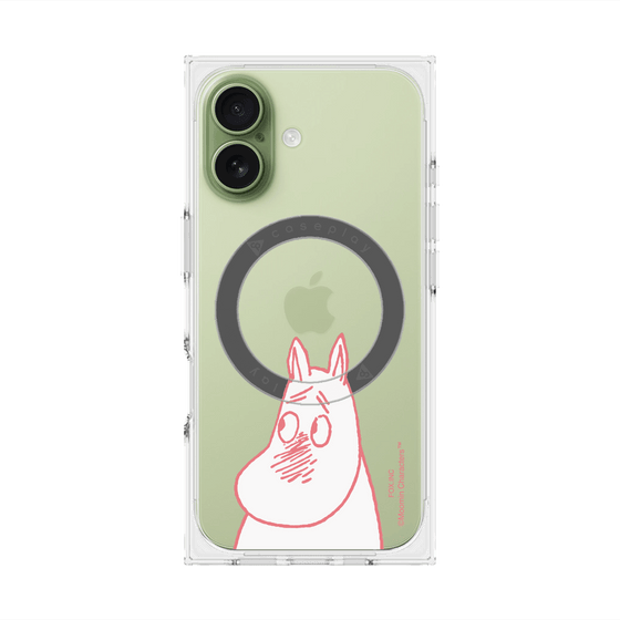 プレミアムスクエアケース with MagSafe［ MOOMIN - Blushing face ］