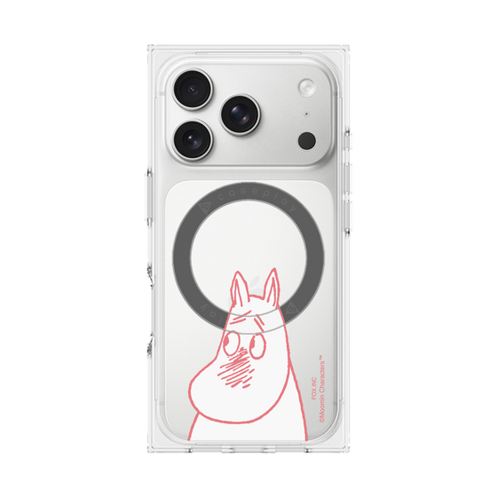 プレミアムスクエアケース with MagSafe［ MOOMIN - Blushing face ］