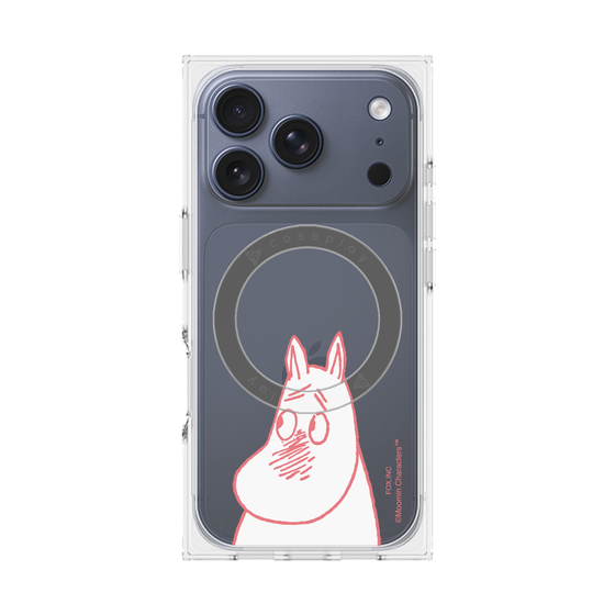 プレミアムスクエアケース with MagSafe［ MOOMIN - Blushing face ］