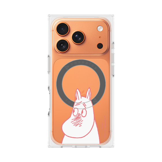 プレミアムスクエアケース with MagSafe［ MOOMIN - Blushing face ］