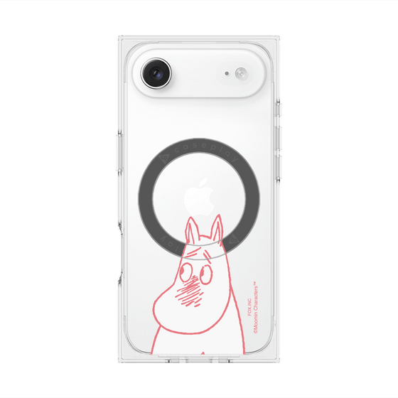 プレミアムスクエアケース with MagSafe［ MOOMIN - Blushing face ］