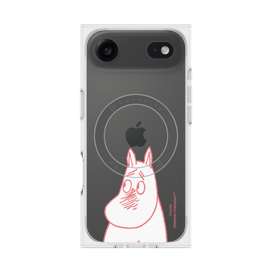 プレミアムスクエアケース with MagSafe［ MOOMIN - Blushing face ］
