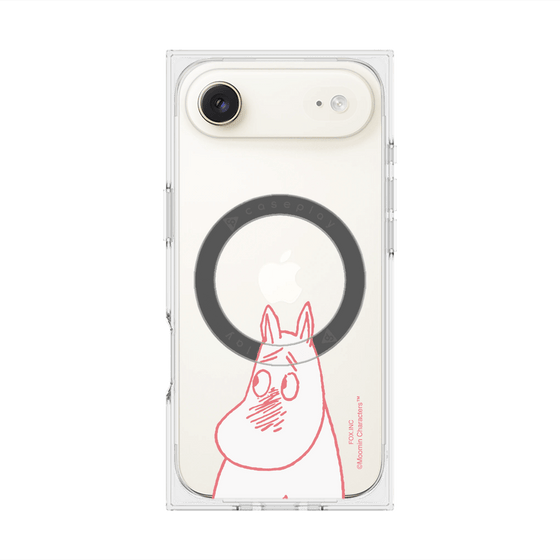 プレミアムスクエアケース with MagSafe［ MOOMIN - Blushing face ］