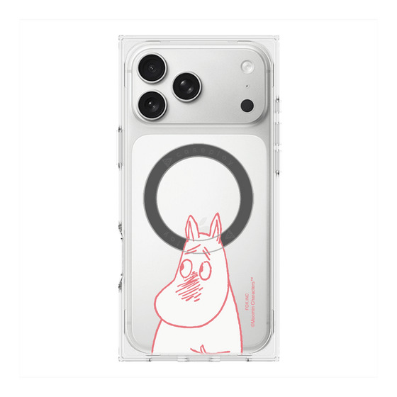 プレミアムスクエアケース with MagSafe［ MOOMIN - Blushing face ］