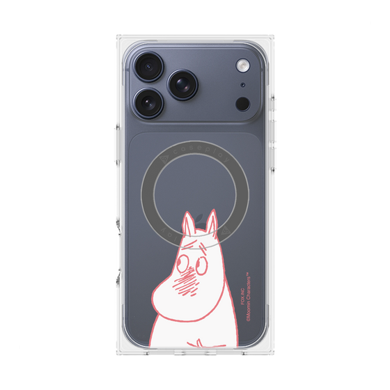 プレミアムスクエアケース with MagSafe［ MOOMIN - Blushing face ］