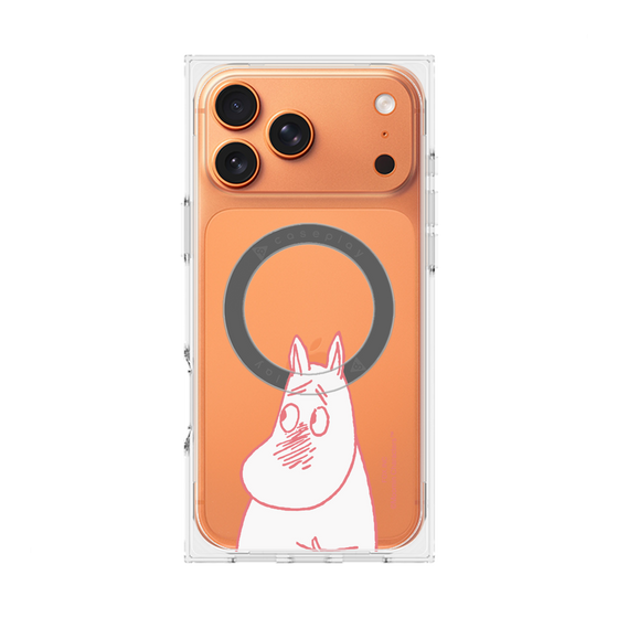 プレミアムスクエアケース with MagSafe［ MOOMIN - Blushing face ］
