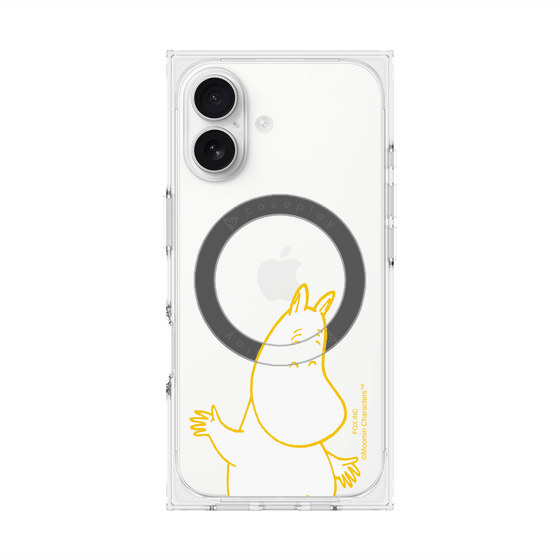 プレミアムスクエアケース with MagSafe［ MOOMIN - Happy face ］