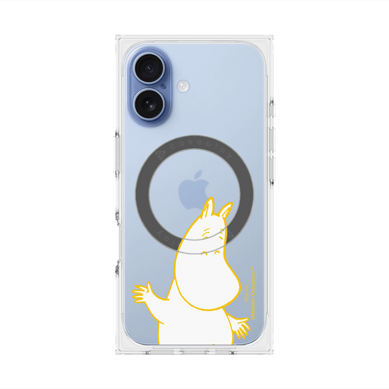プレミアムスクエアケース with MagSafe［ MOOMIN - Happy face ］