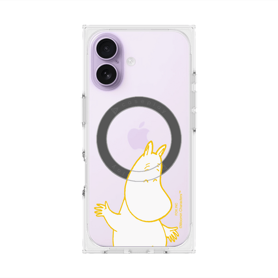 プレミアムスクエアケース with MagSafe［ MOOMIN - Happy face ］