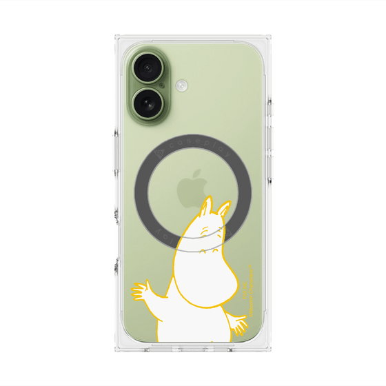 プレミアムスクエアケース with MagSafe［ MOOMIN - Happy face ］