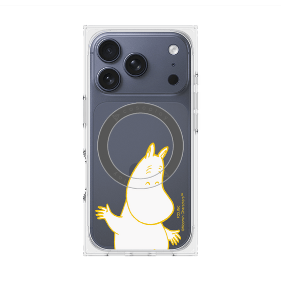 プレミアムスクエアケース with MagSafe［ MOOMIN - Happy face ］