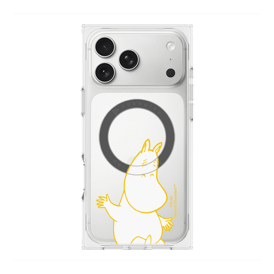 プレミアムスクエアケース with MagSafe［ MOOMIN - Happy face ］