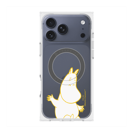プレミアムスクエアケース with MagSafe［ MOOMIN - Happy face ］
