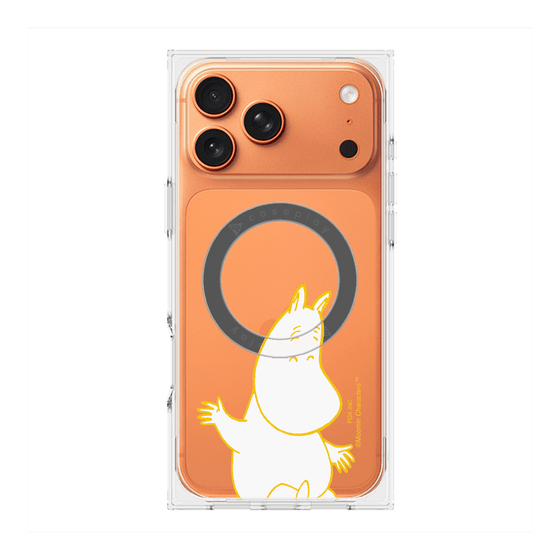 プレミアムスクエアケース with MagSafe［ MOOMIN - Happy face ］