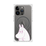 プレミアムスクエアケース with MagSafe［ MOOMIN - Fearful face ］