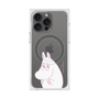 プレミアムスクエアケース with MagSafe［ MOOMIN - Fearful face ］