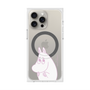 プレミアムスクエアケース with MagSafe［ MOOMIN - Fearful face ］