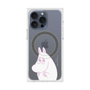 プレミアムスクエアケース with MagSafe［ MOOMIN - Fearful face ］