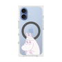 プレミアムスクエアケース with MagSafe［ MOOMIN - Fearful face ］