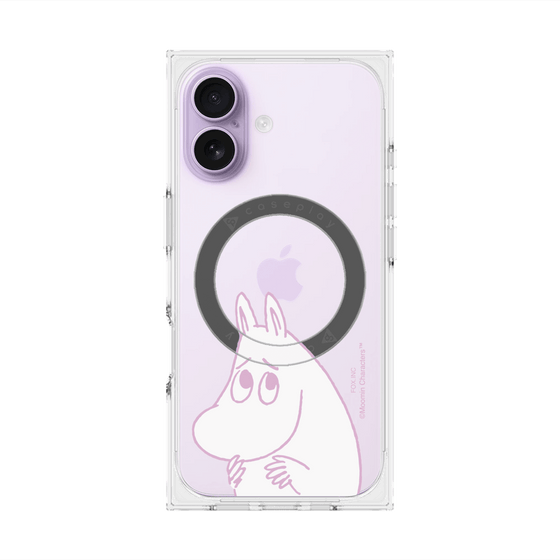 プレミアムスクエアケース with MagSafe［ MOOMIN - Fearful face ］