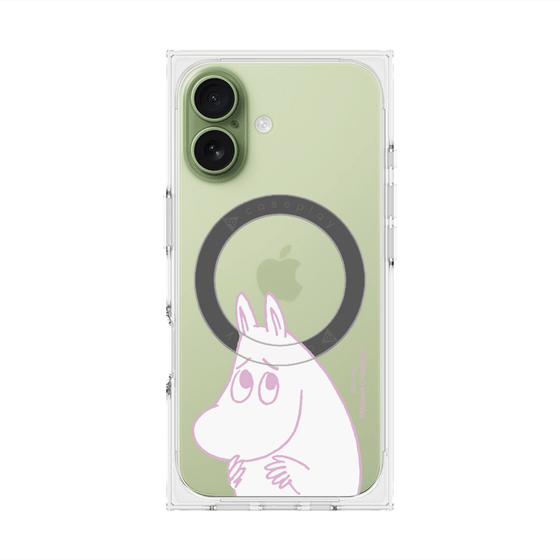 プレミアムスクエアケース with MagSafe［ MOOMIN - Fearful face ］