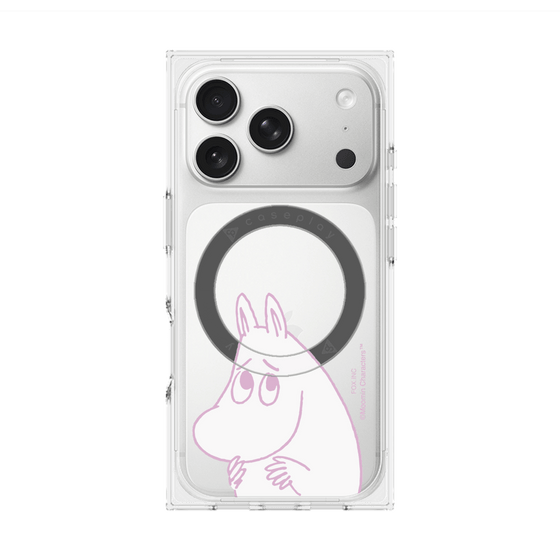 プレミアムスクエアケース with MagSafe［ MOOMIN - Fearful face ］