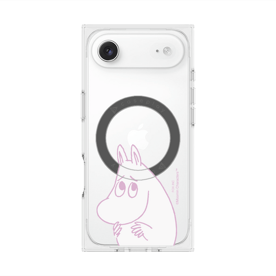 プレミアムスクエアケース with MagSafe［ MOOMIN - Fearful face ］