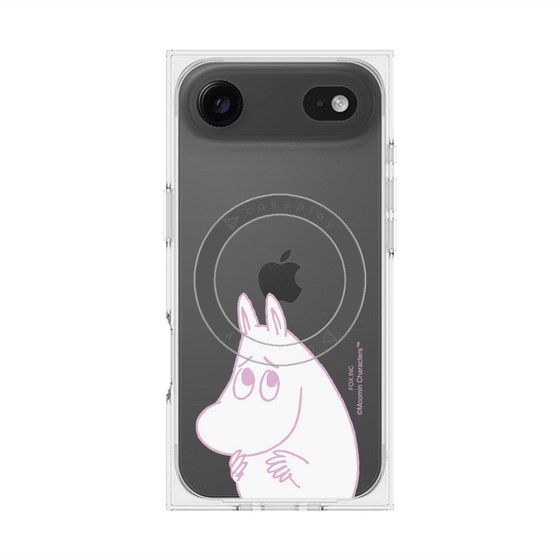 プレミアムスクエアケース with MagSafe［ MOOMIN - Fearful face ］