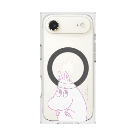 プレミアムスクエアケース with MagSafe［ MOOMIN - Fearful face ］
