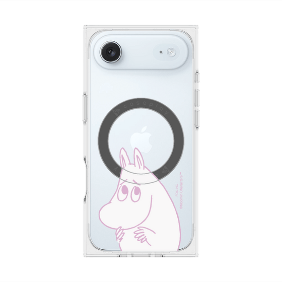 プレミアムスクエアケース with MagSafe［ MOOMIN - Fearful face ］