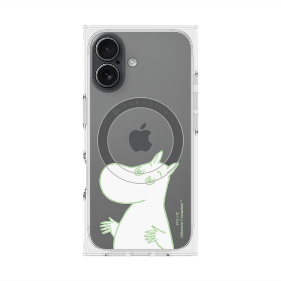 プレミアムスクエアケース with MagSafe［ MOOMIN - Sparkling face ］