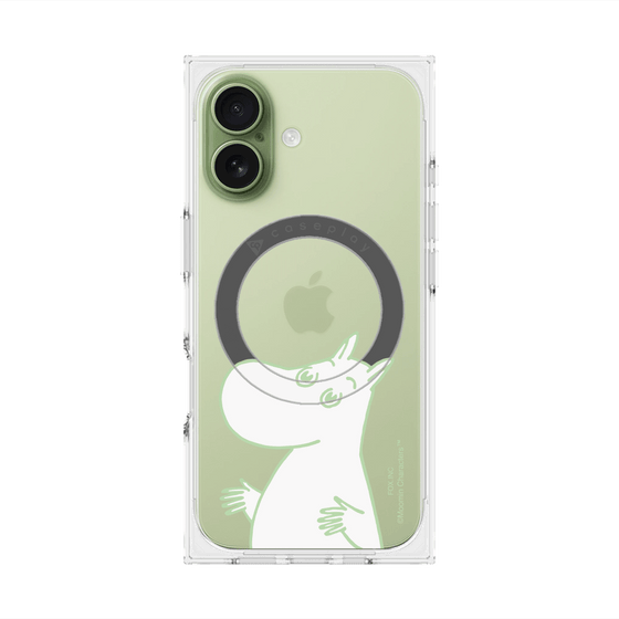 プレミアムスクエアケース with MagSafe［ MOOMIN - Sparkling face ］