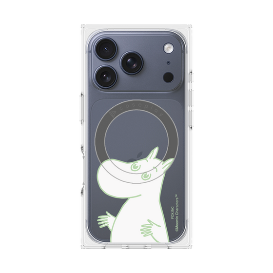 プレミアムスクエアケース with MagSafe［ MOOMIN - Sparkling face ］