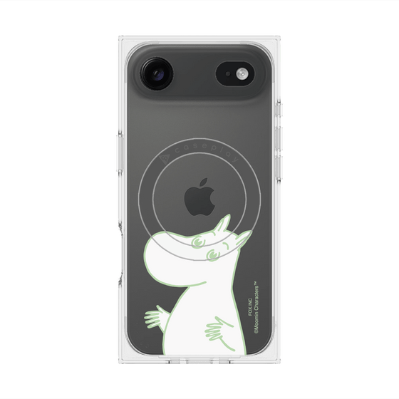 プレミアムスクエアケース with MagSafe［ MOOMIN - Sparkling face ］