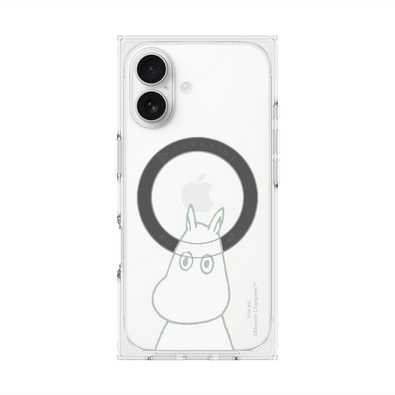 プレミアムスクエアケース with MagSafe［ MOOMIN - Troubled face ］