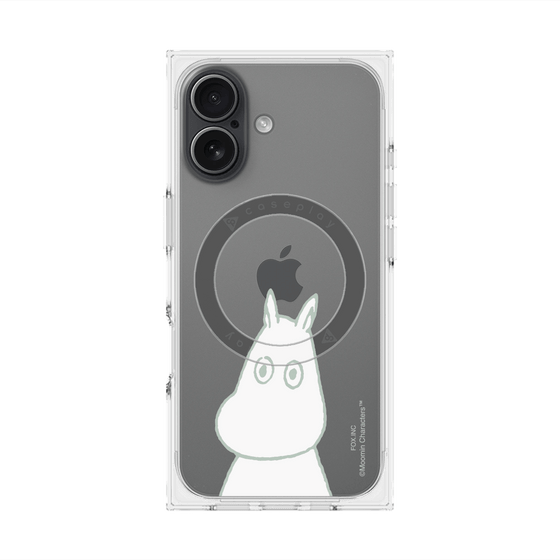 プレミアムスクエアケース with MagSafe［ MOOMIN - Troubled face ］