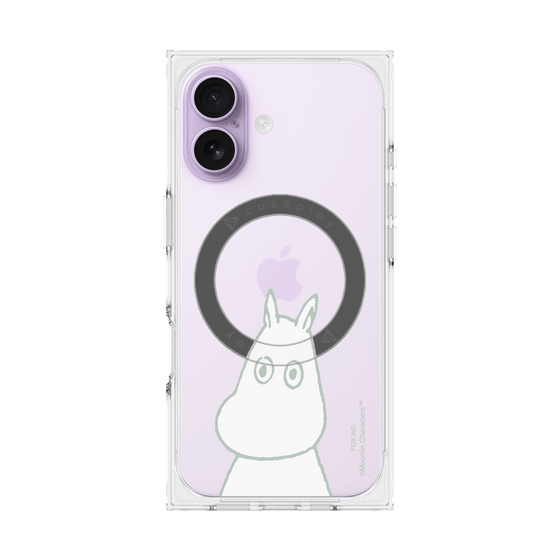プレミアムスクエアケース with MagSafe［ MOOMIN - Troubled face ］