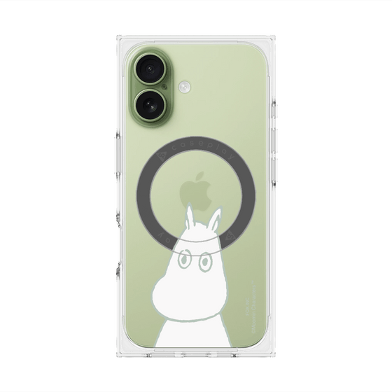 プレミアムスクエアケース with MagSafe［ MOOMIN - Troubled face ］