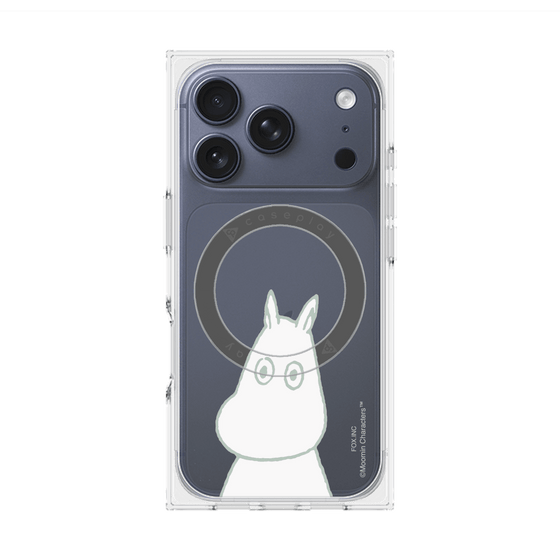 プレミアムスクエアケース with MagSafe［ MOOMIN - Troubled face ］
