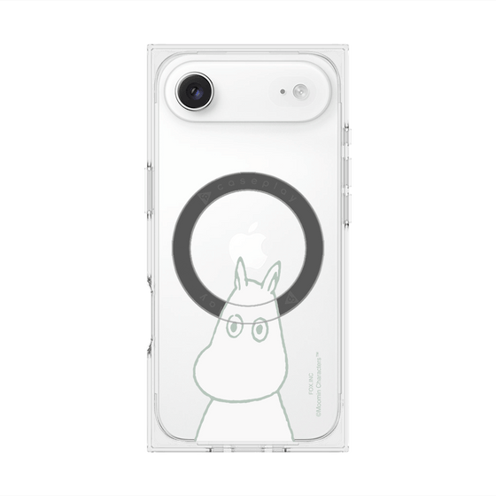 プレミアムスクエアケース with MagSafe［ MOOMIN - Troubled face ］