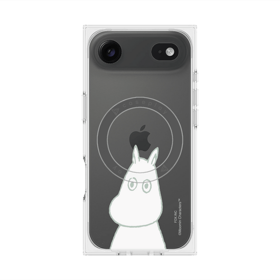 プレミアムスクエアケース with MagSafe［ MOOMIN - Troubled face ］