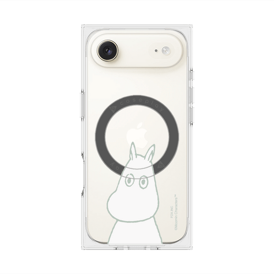 プレミアムスクエアケース with MagSafe［ MOOMIN - Troubled face ］